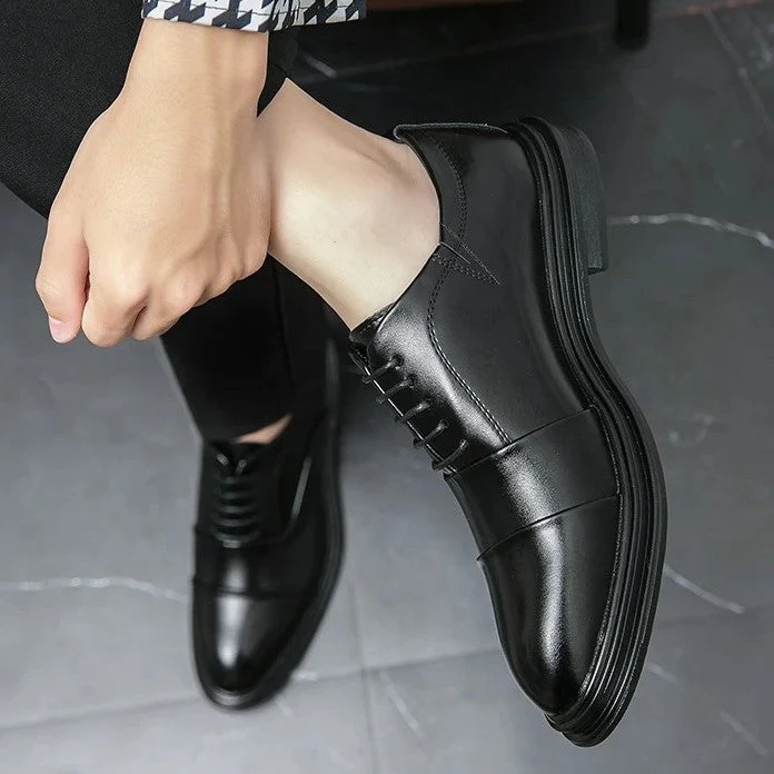 Richmond Leather Oxford Shoes - Image 12