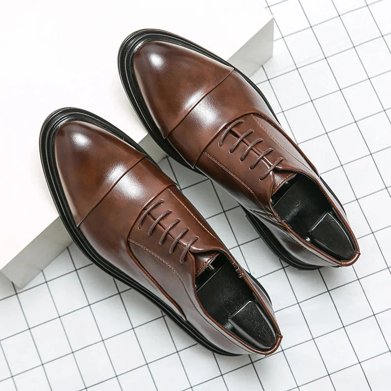 Richmond Leather Oxford Shoes - Image 2