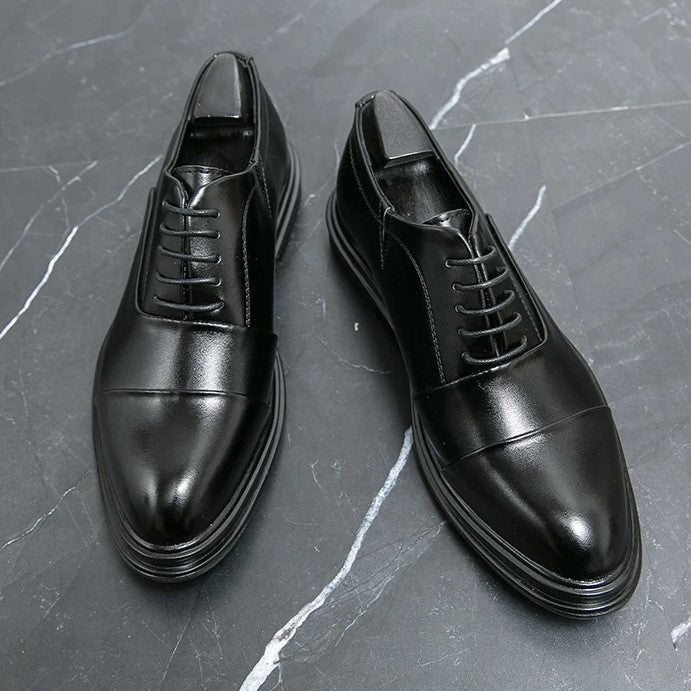 Richmond Leather Oxford Shoes - Image 8