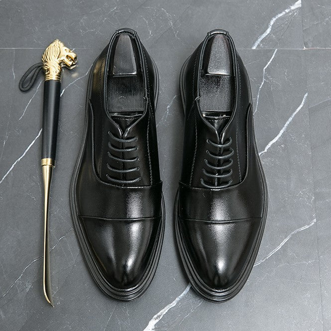 Richmond Leather Oxford Shoes - Image 9
