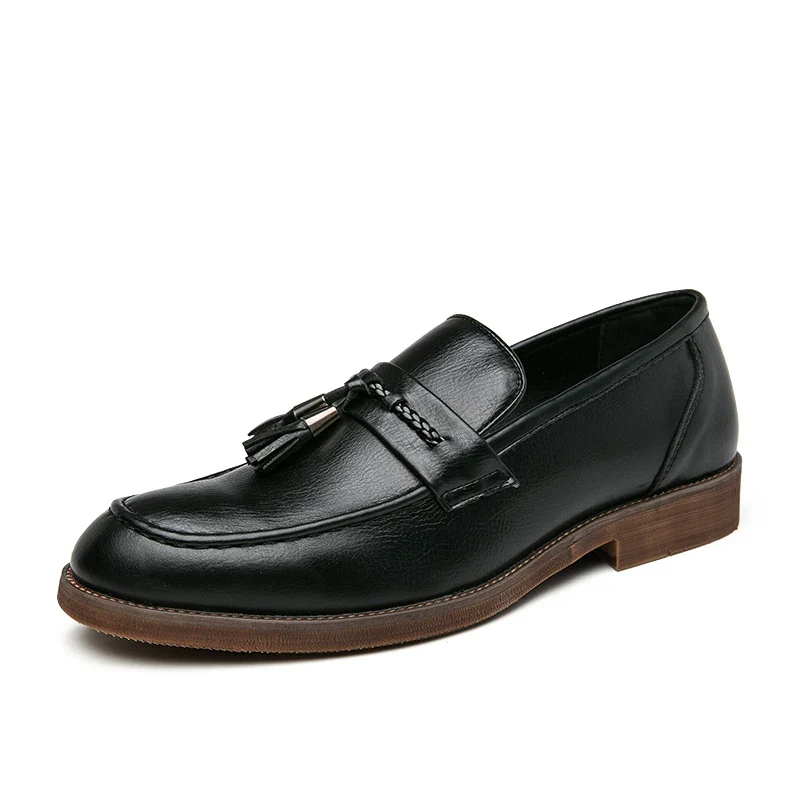 Richmond Leather Tassel Loafers - Image 9