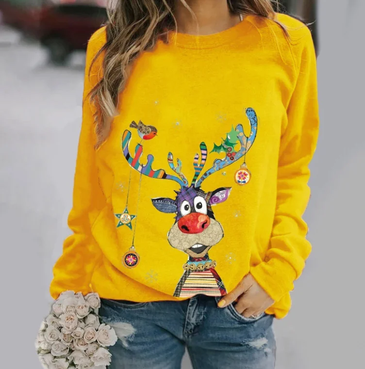 Rudolf Joy Knit – Women’s Christmas Sweater - Image 4