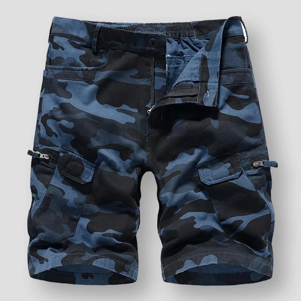 Saint Martin Camo Cargo Shorts - Image 2