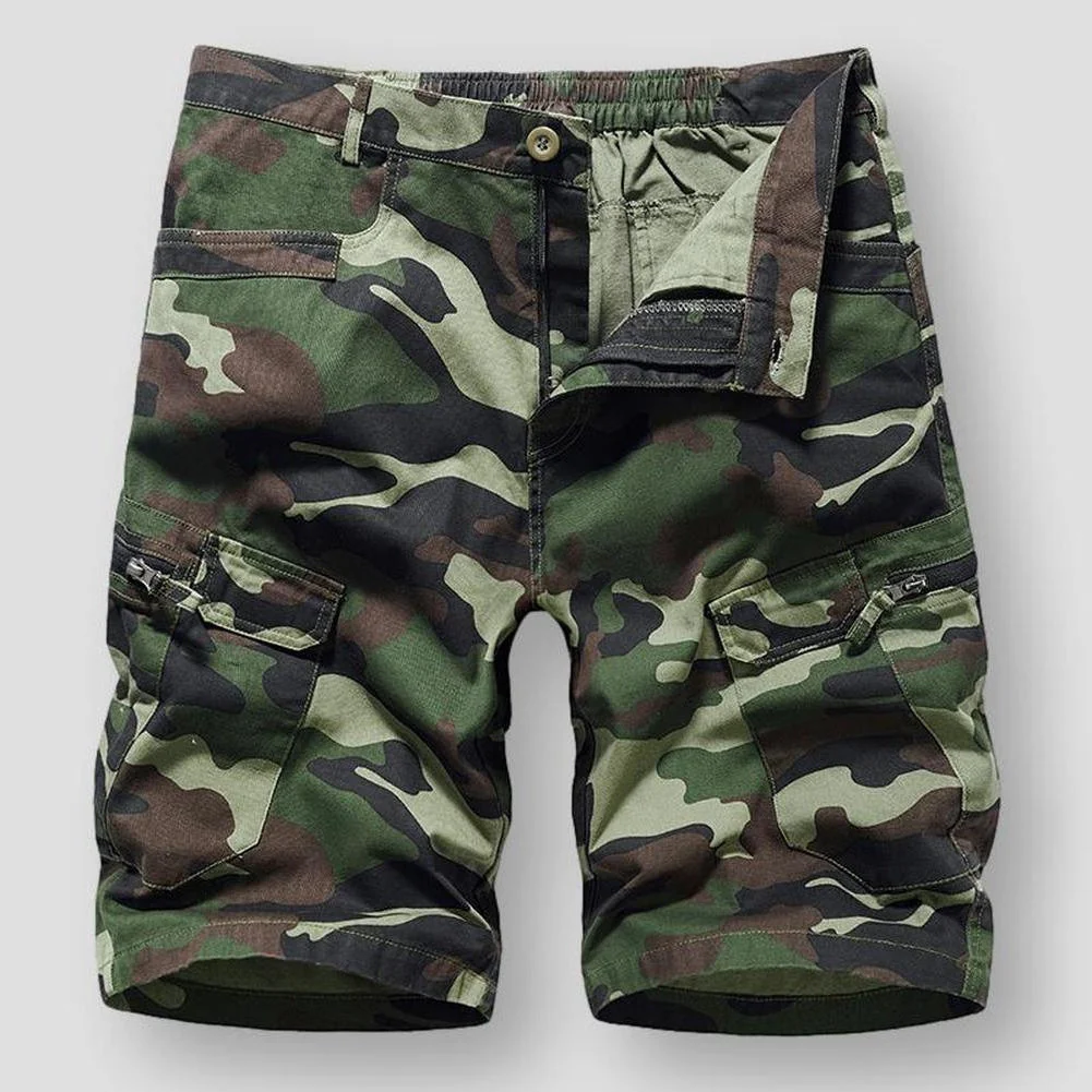 Saint Martin Camo Cargo Shorts - Image 3
