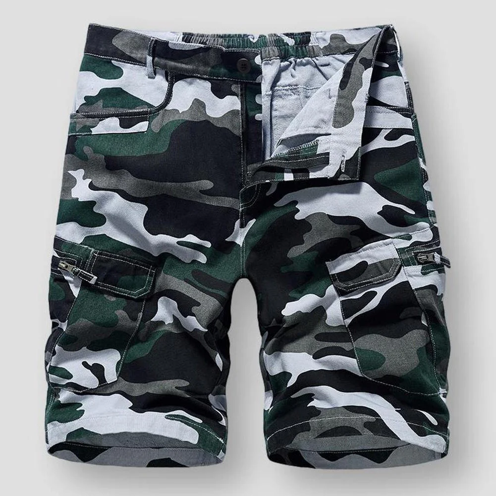 Saint Martin Camo Cargo Shorts - Image 4