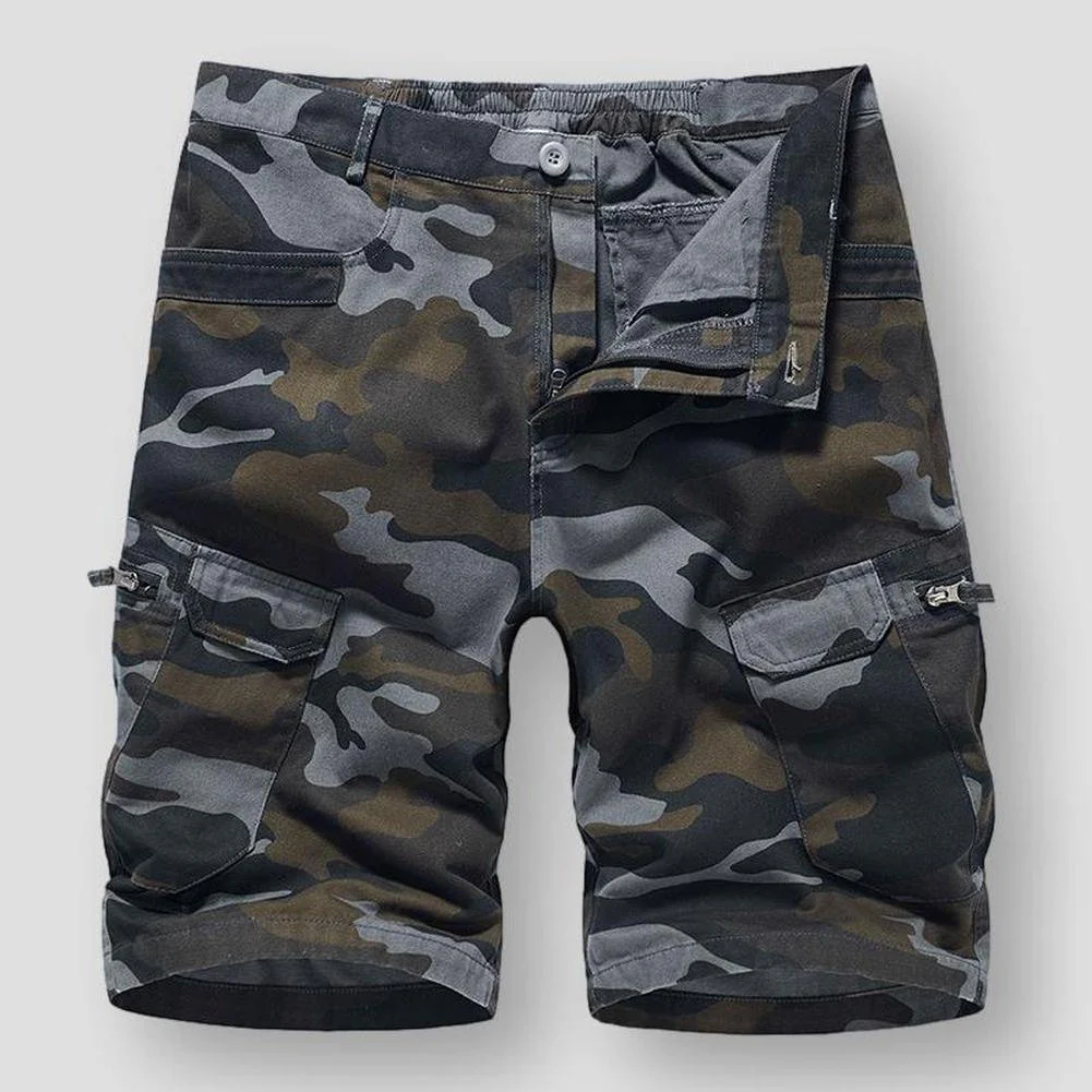 Saint Martin Camo Cargo Shorts - Image 5