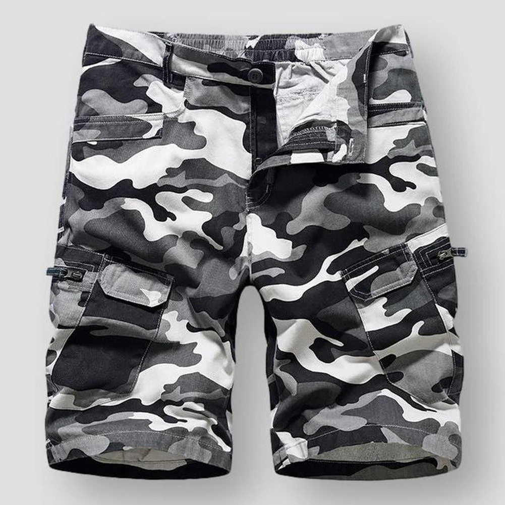 Saint Martin Camo Cargo Shorts - Image 6