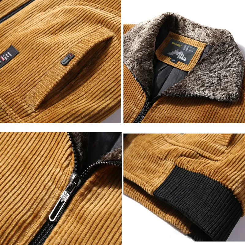 Sebastian Clarke Corduroy Winter Jacket - Image 3