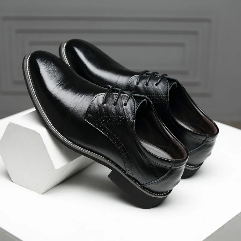 Sernano Genuine Leather Oxford Shoe - Image 11