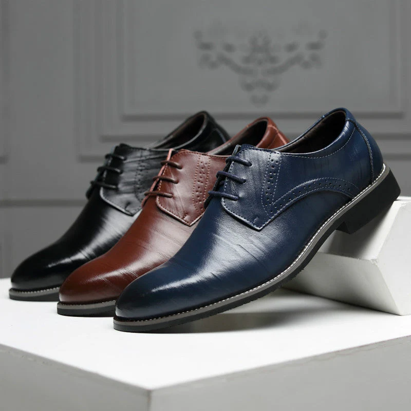 Sernano Genuine Leather Oxford Shoe - Image 12