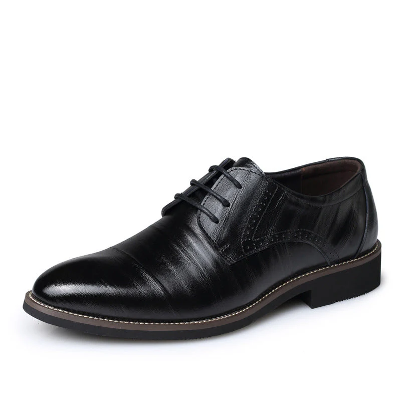 Sernano Genuine Leather Oxford Shoe - Image 16