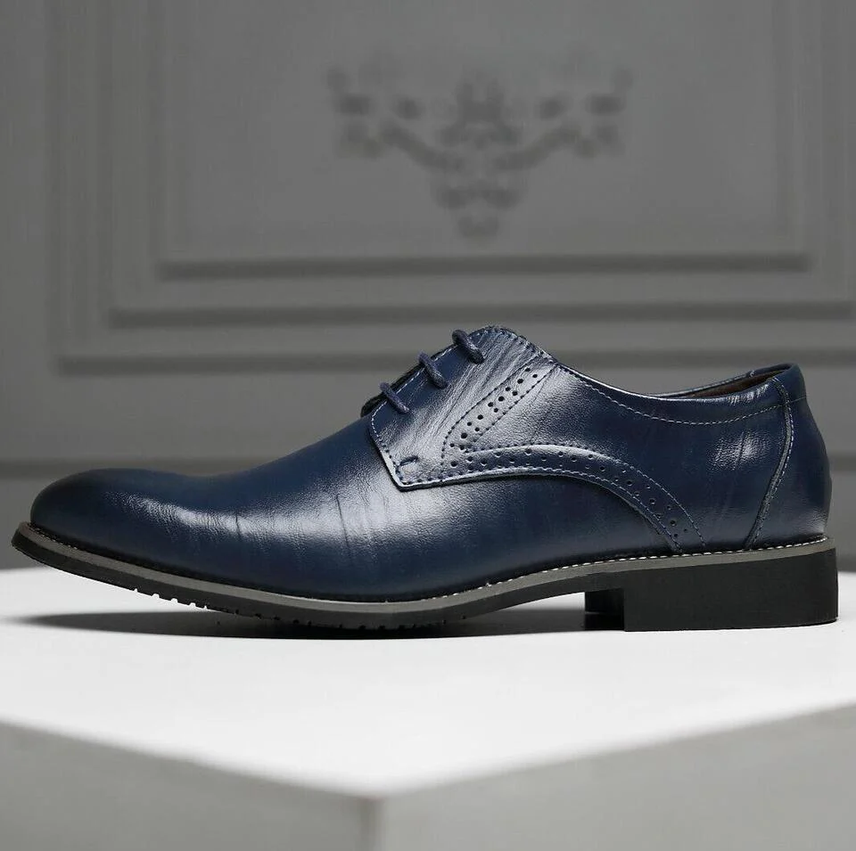 Sernano Genuine Leather Oxford Shoe - Image 5