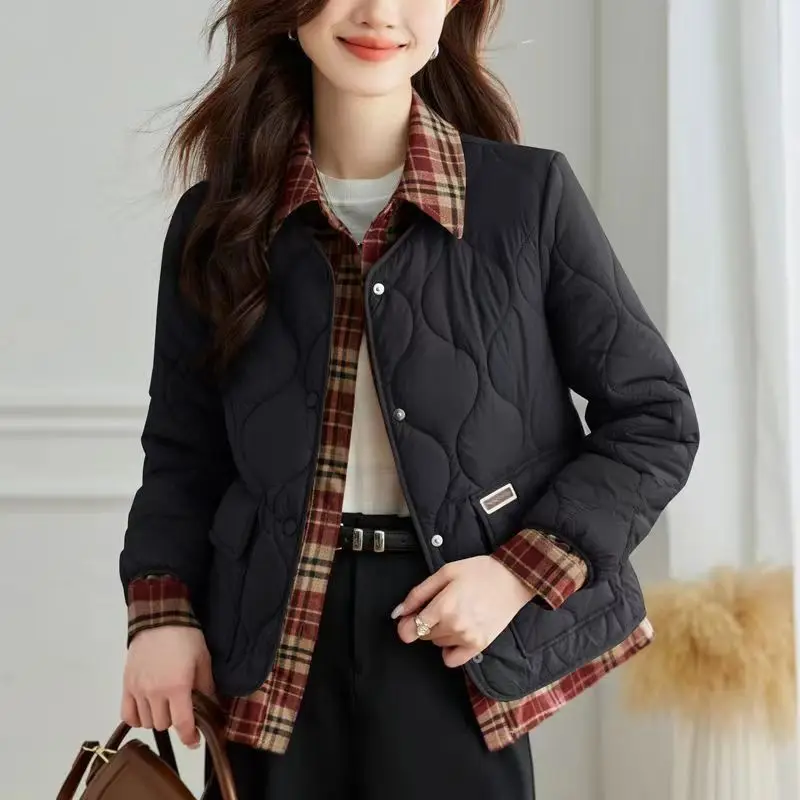 Sienna Quilted Plaid Jacket - Image 4