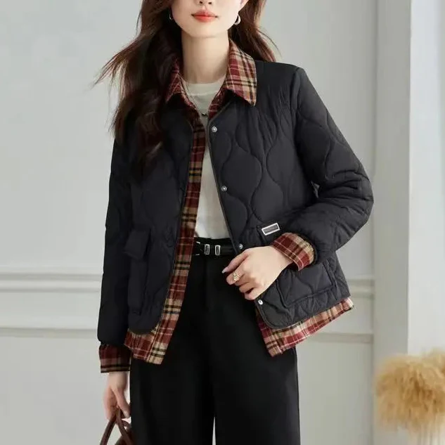 Sienna Quilted Plaid Jacket - Image 5