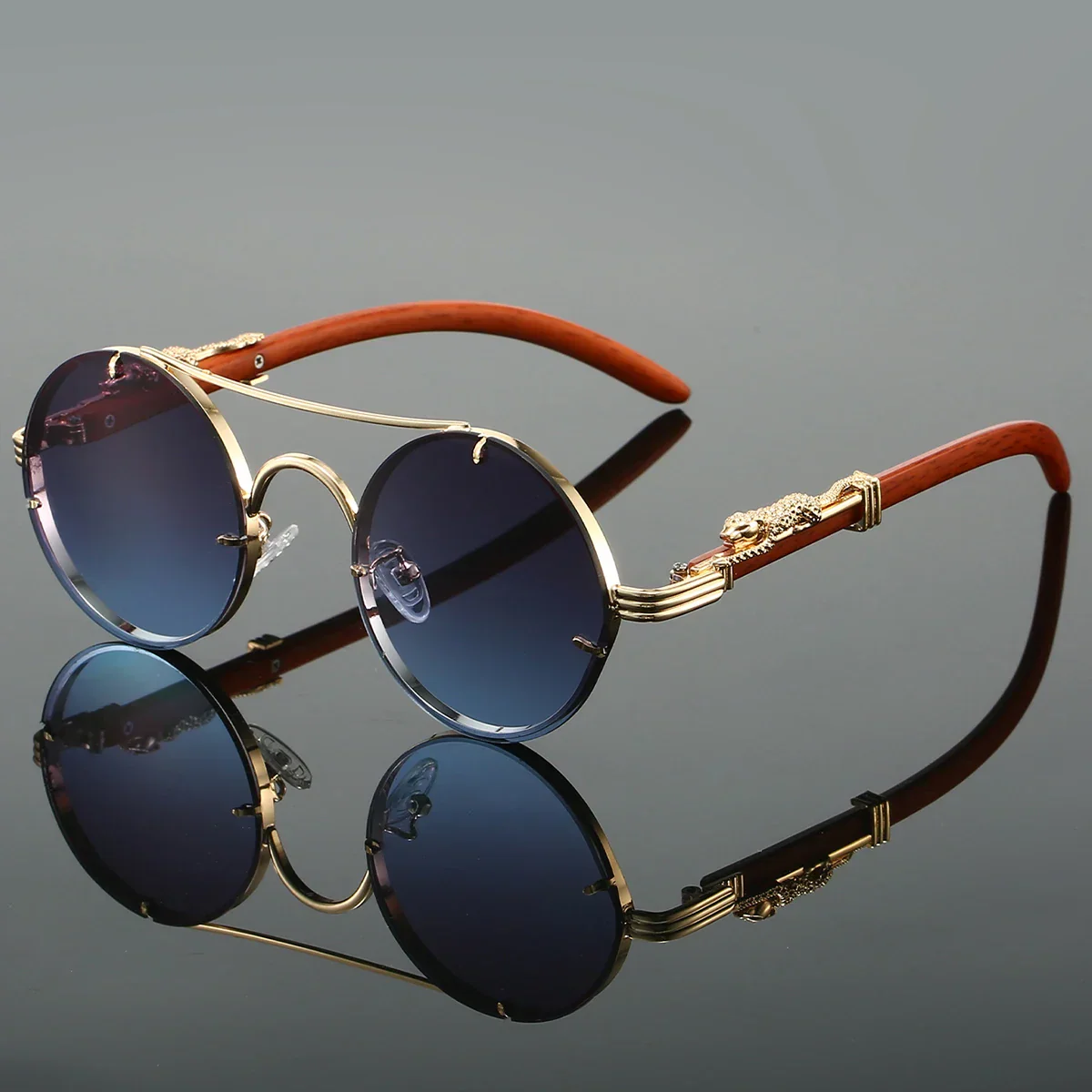 Imperio Leopard Sunglasses - Image 3