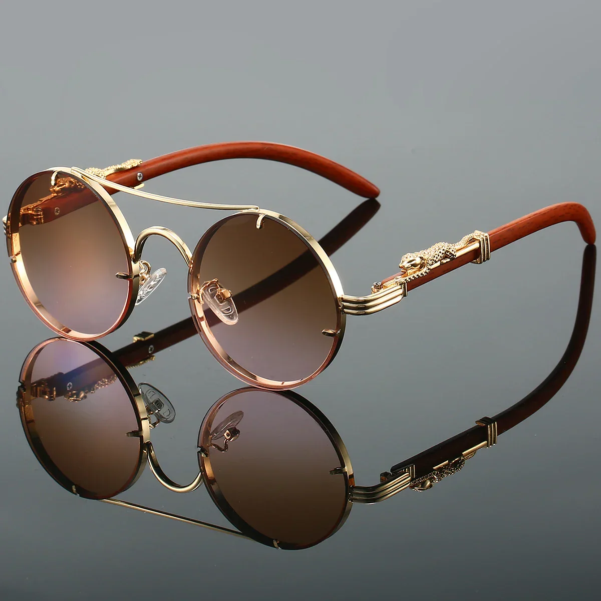 Imperio Leopard Sunglasses - Image 5