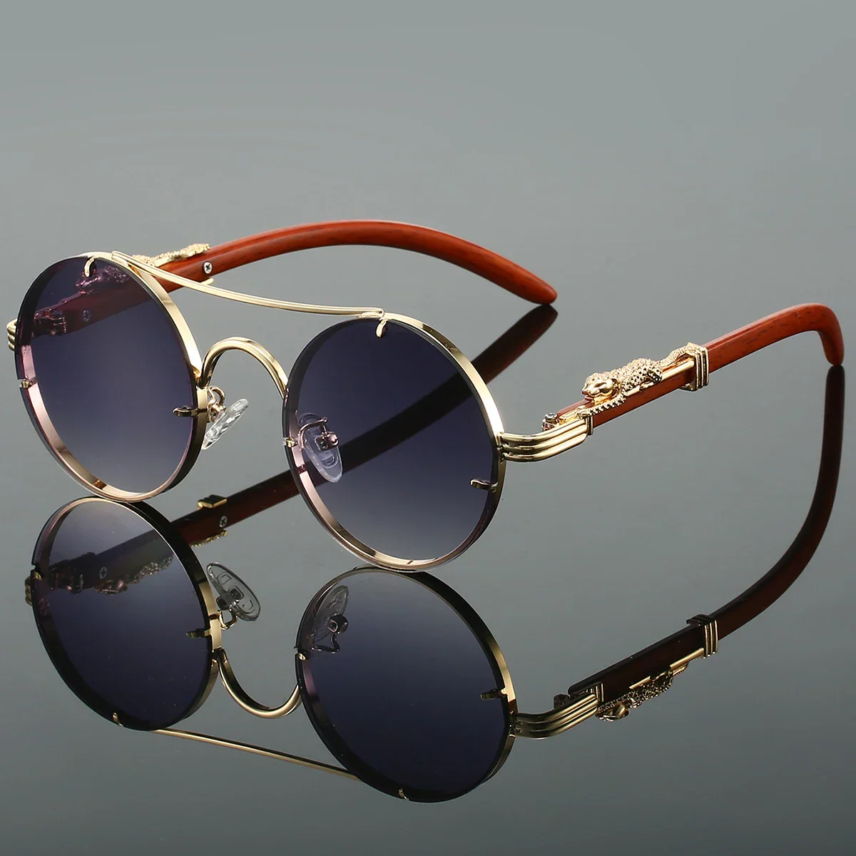 Imperio Leopard Sunglasses - Image 6