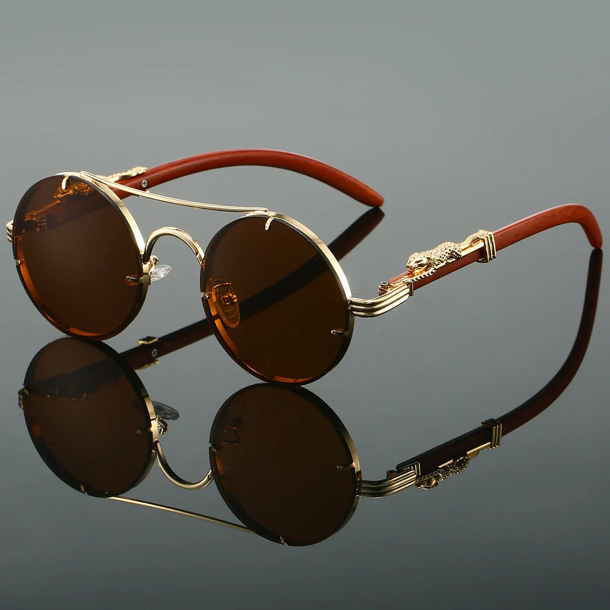 Imperio Leopard Sunglasses - Image 7