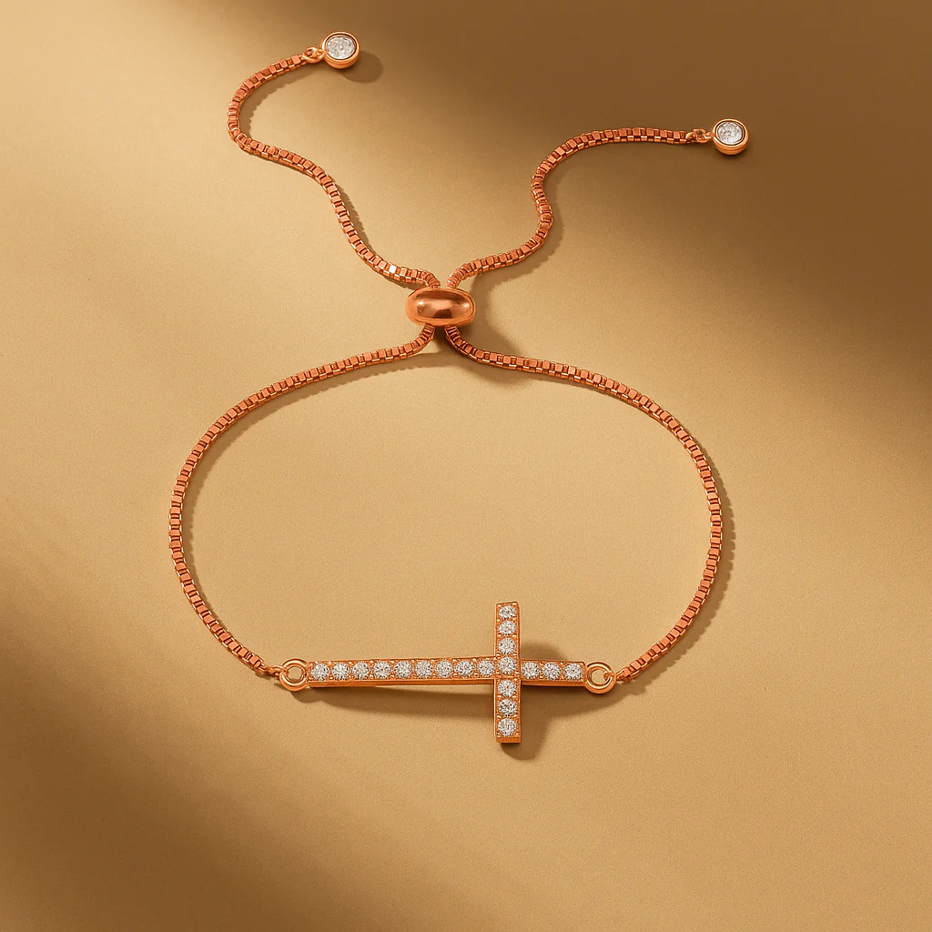 Sophia Faith Cross Bracelet - Image 3