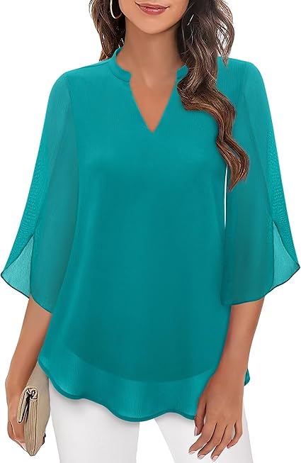 Sophia Lane Chiffon Blouse - Image 3