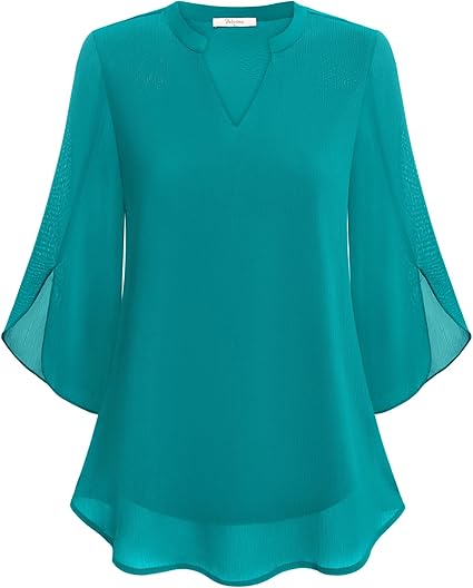 Sophia Lane Chiffon Blouse - Image 4