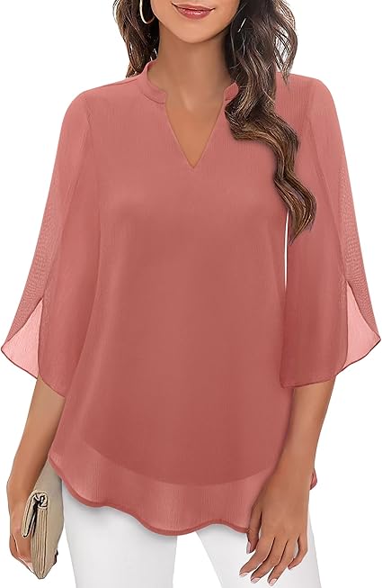 Sophia Lane Chiffon Blouse - Image 5