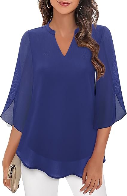 Sophia Lane Chiffon Blouse - Image 7