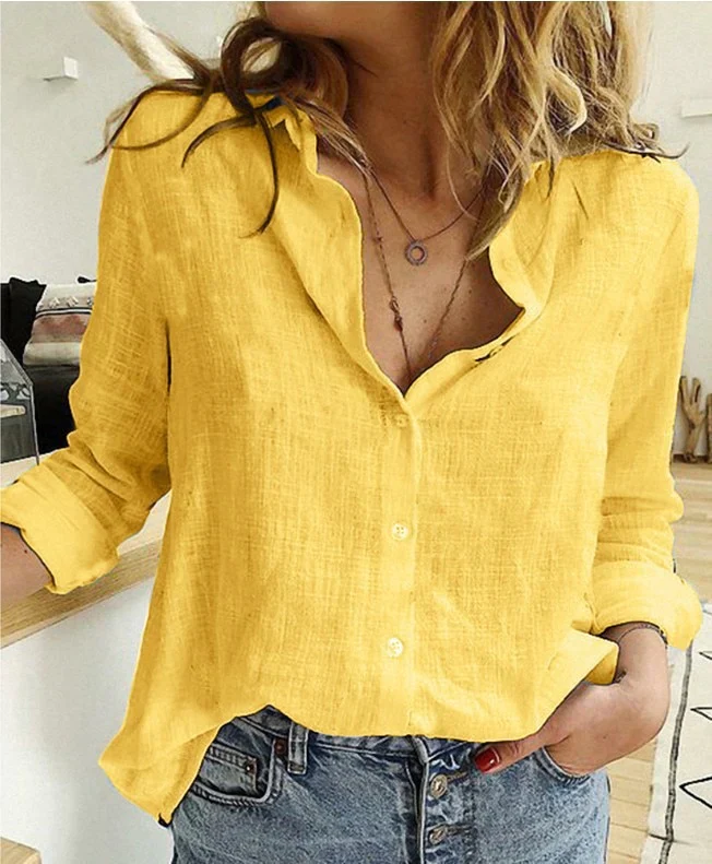 Sophia Lane Linen Shirt - Image 2