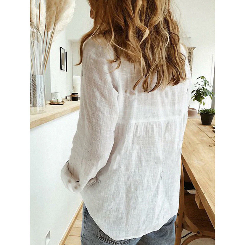Sophia Lane Linen Shirt - Image 9