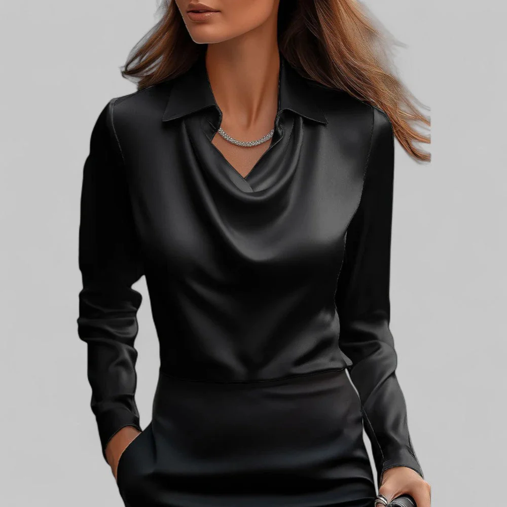 Sophia Prestige Drape Blouse - Image 2