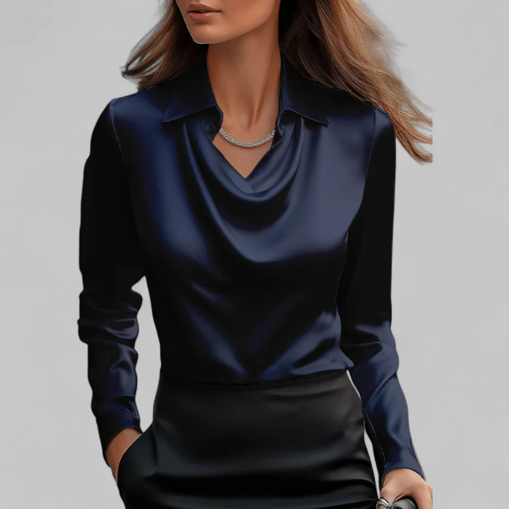 Sophia Prestige Drape Blouse - Image 3