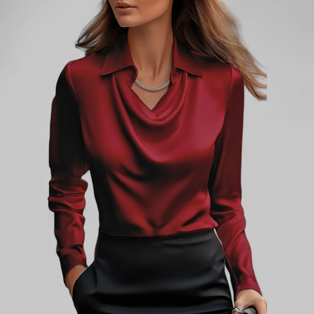 Sophia Prestige Drape Blouse - Image 4