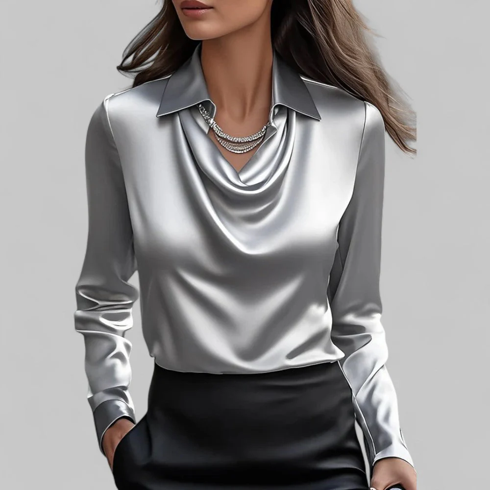 Sophia Prestige Drape Blouse - Image 8