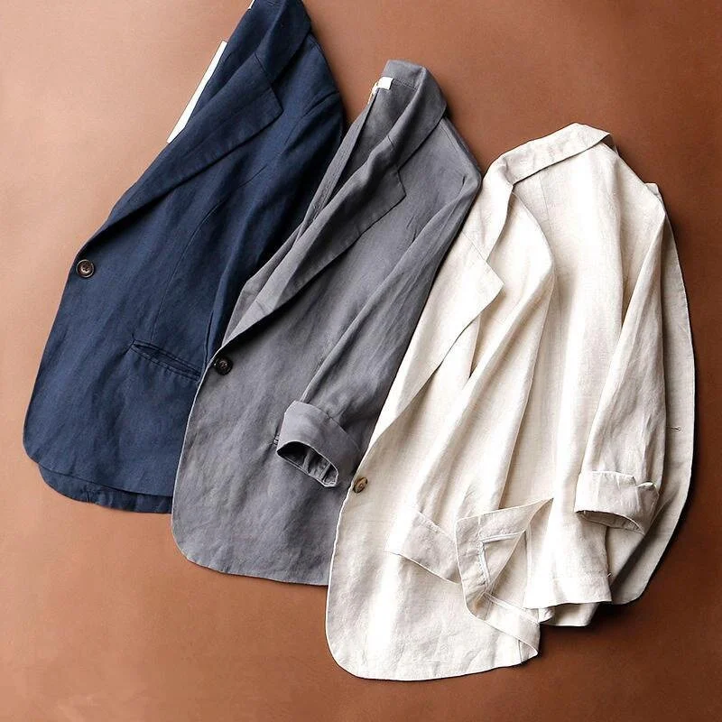 Sophie Bell Linen Blazer - Image 5