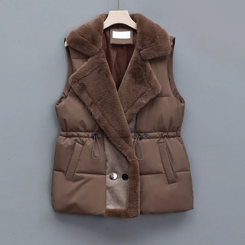 Sophie Bell Plush Winter Vest - Image 2