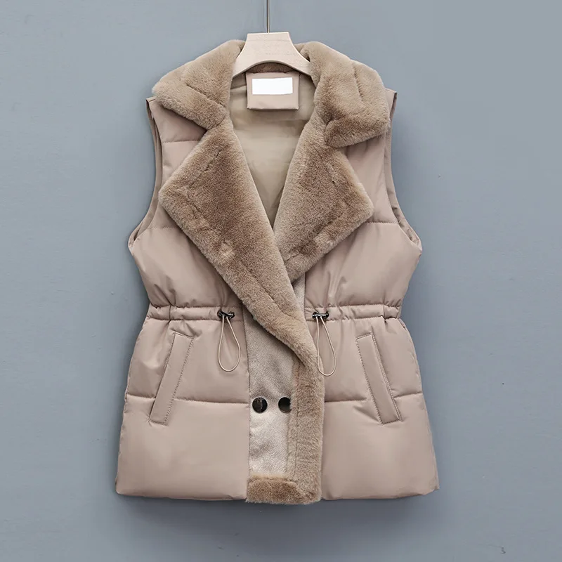 Sophie Bell Plush Winter Vest - Image 3