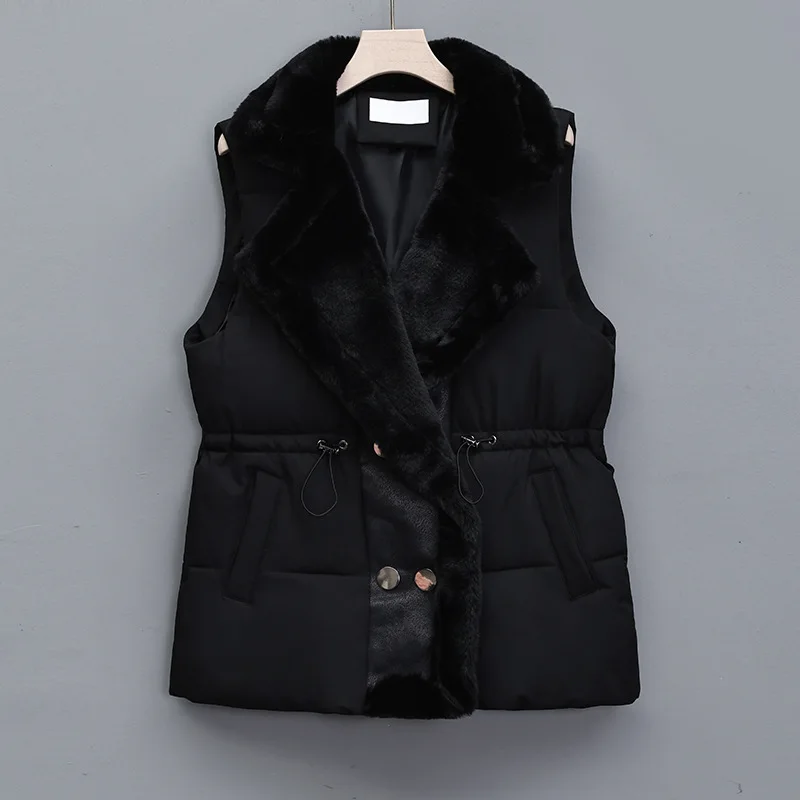 Sophie Bell Plush Winter Vest - Image 4