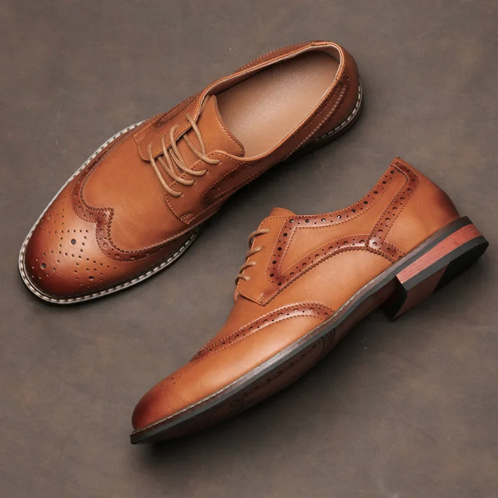 Soretto Handmade Leather Oxford Shoe - Image 7