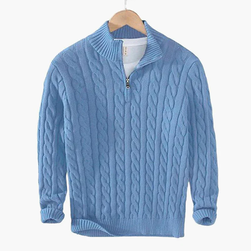 St. Vincent Zipped Cable Sweater - Image 5