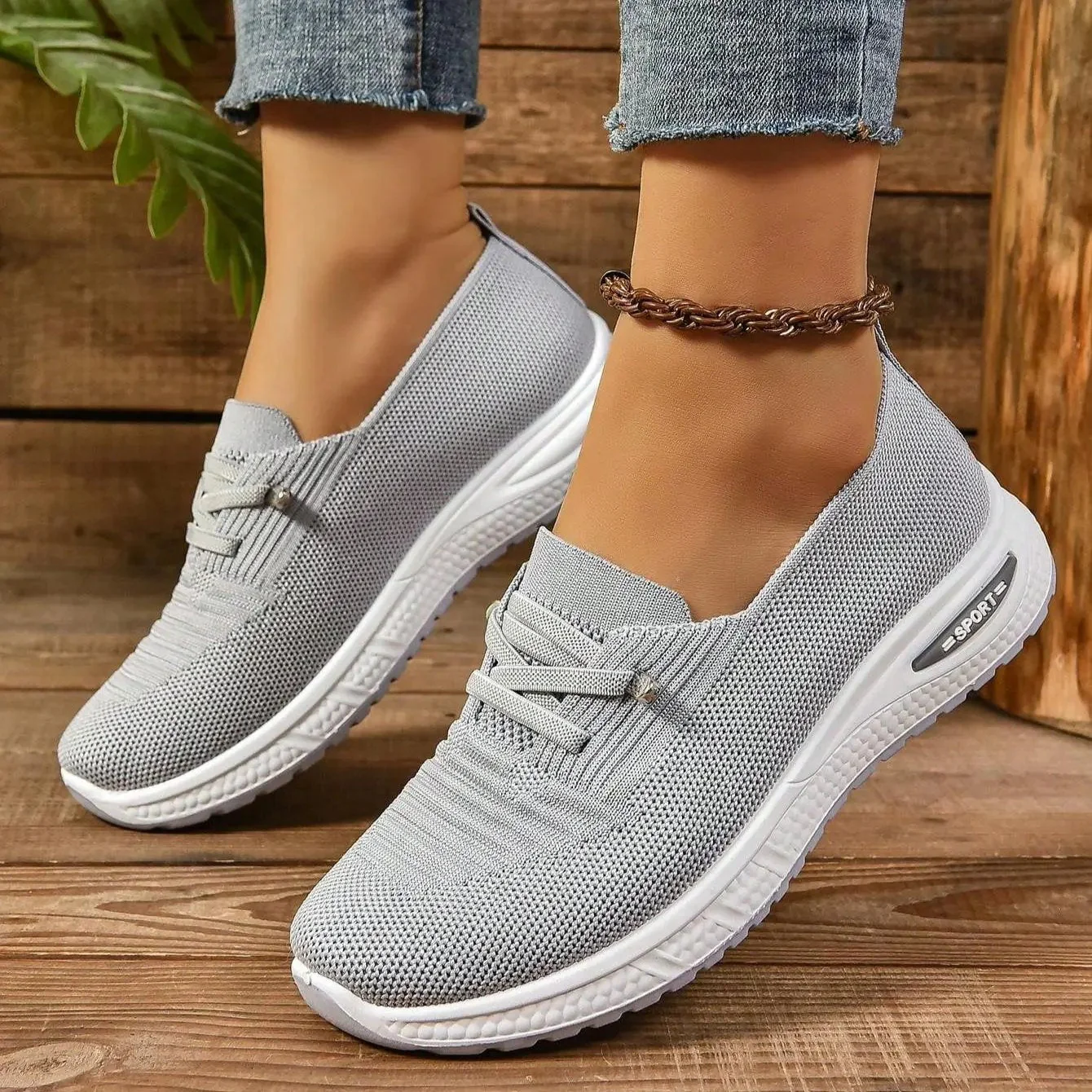 Stella Morgan Knit Sneakers - Image 3