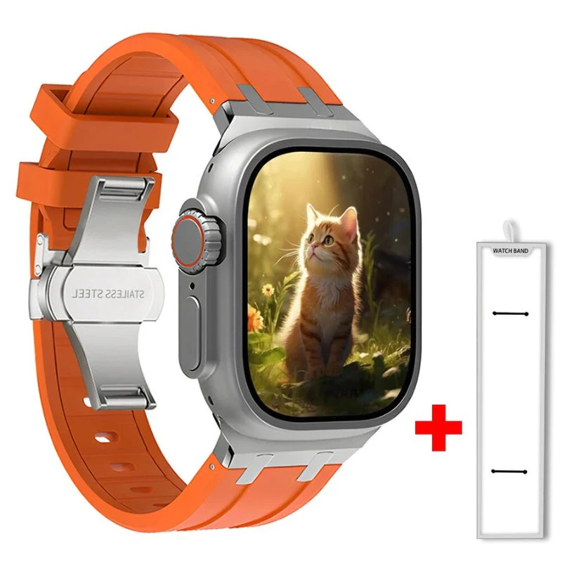 TitaniumGrip Silicone Apple Watch Band - Image 17