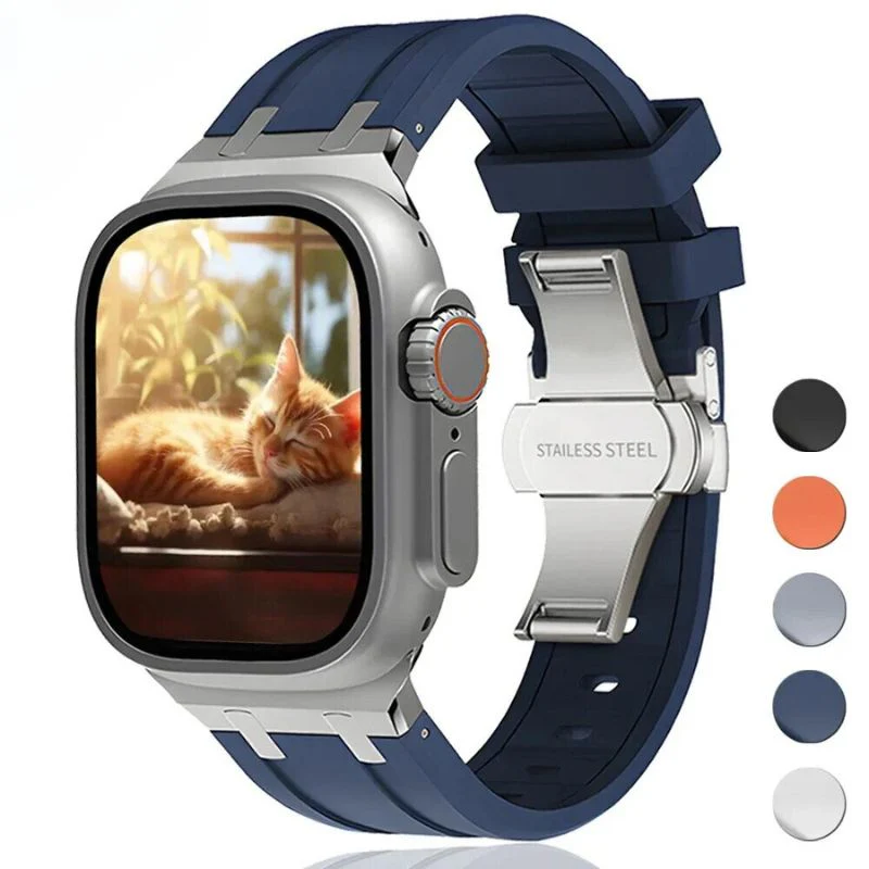 TitaniumGrip Silicone Apple Watch Band - Image 21