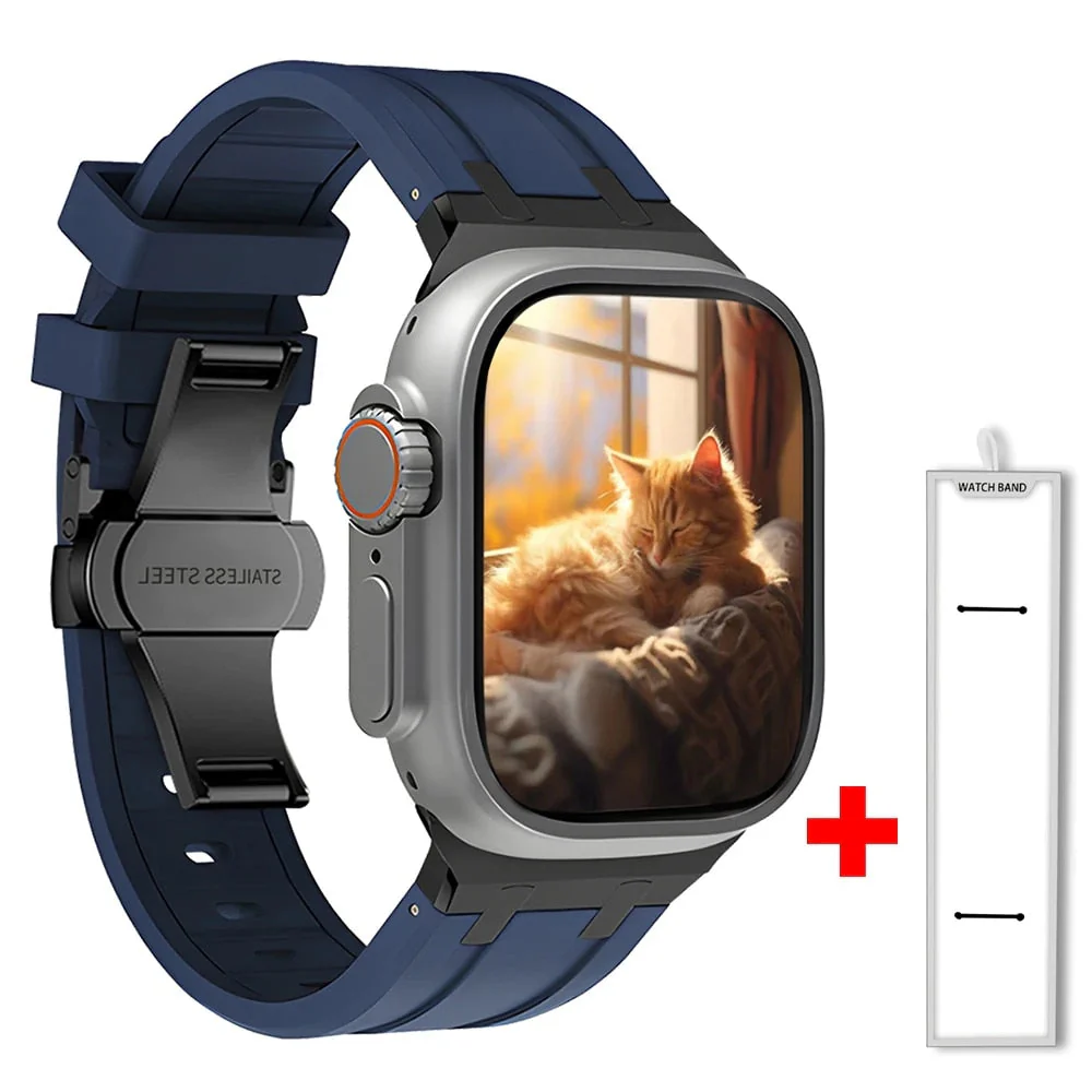 TitaniumGrip Silicone Apple Watch Band - Image 7