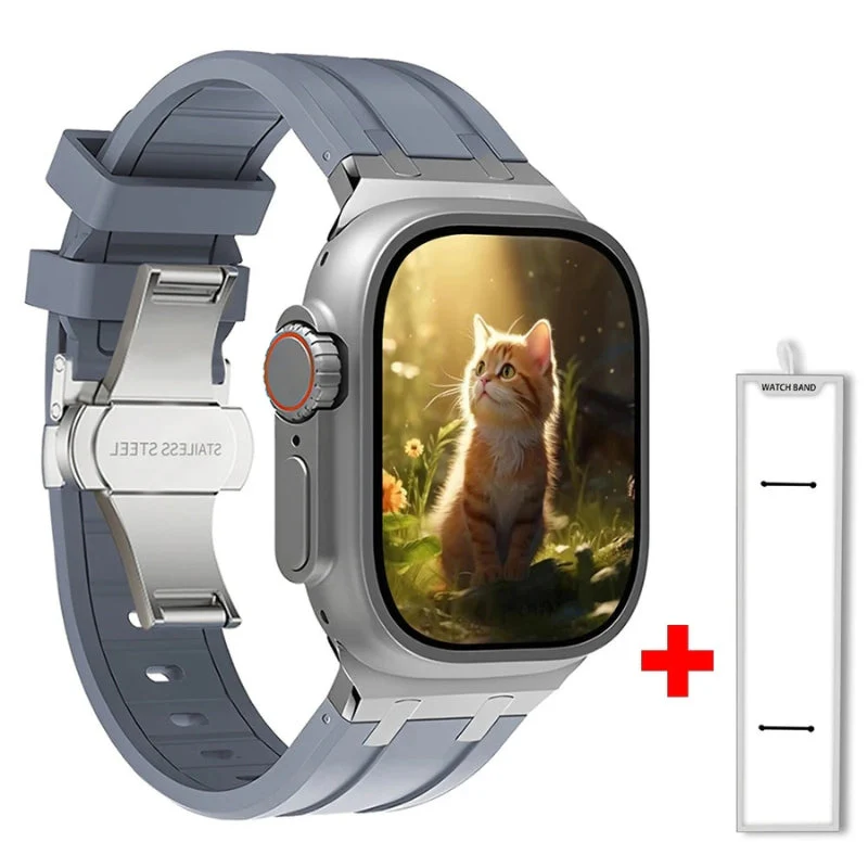 TitaniumGrip Silicone Apple Watch Band - Image 9