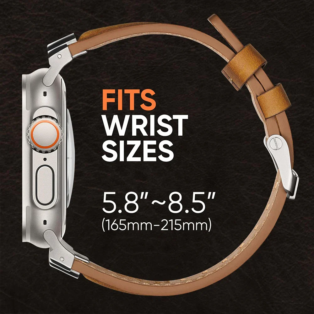 TitaniumStyle Leather Apple Watch Band - Image 10