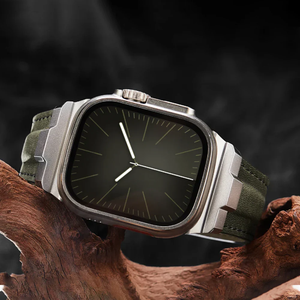 TitaniumStyle Leather Apple Watch Band - Image 6