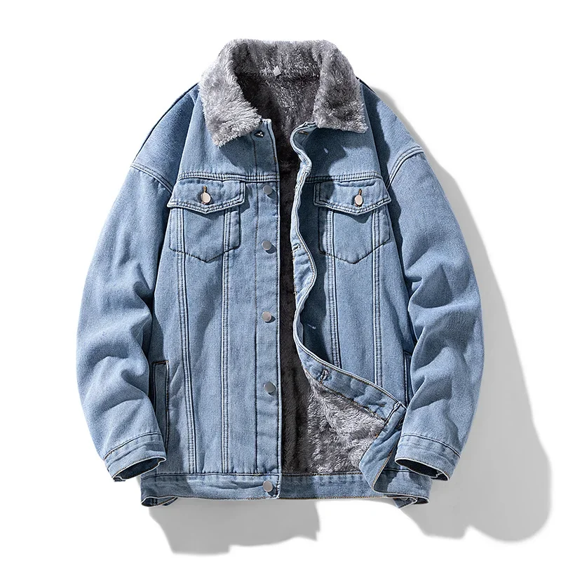 Tom Pierson Denim Fleece Jacket