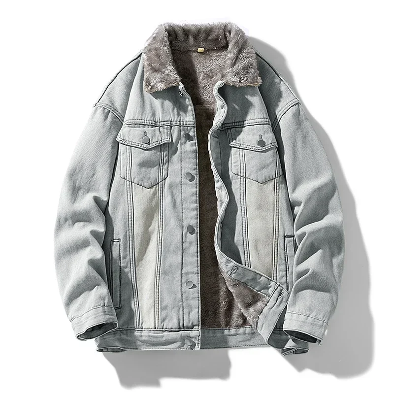 Tom Pierson Denim Fleece Jacket - Image 6