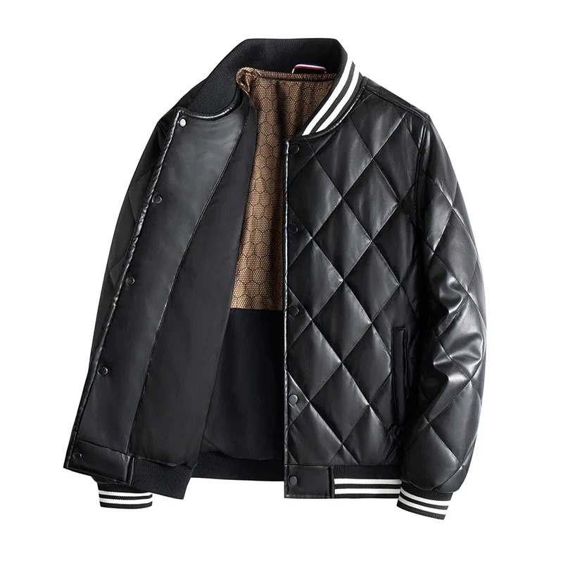 Tom Pierson Leather Bomber Jacket - Image 3