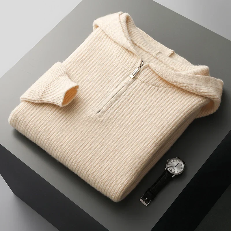 Tom Pierson Merino Wool Hoodie - Image 6